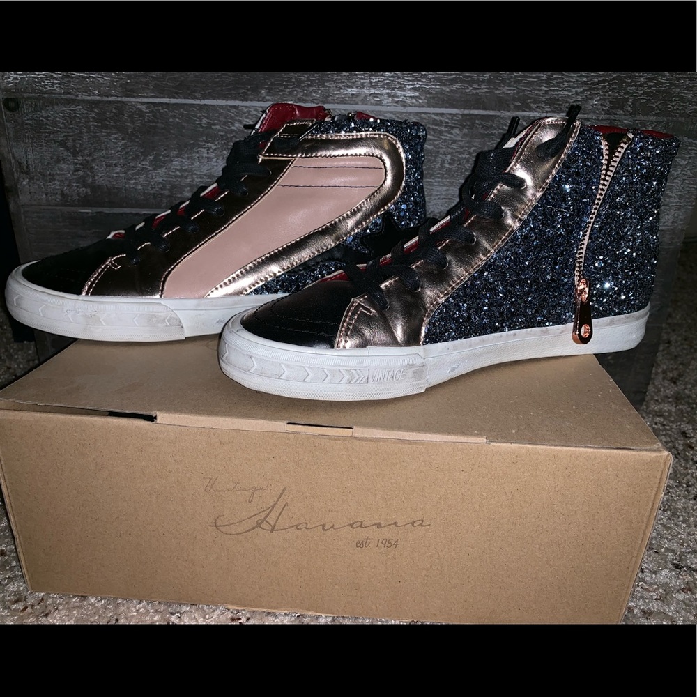 High top vintage havanna sneakers